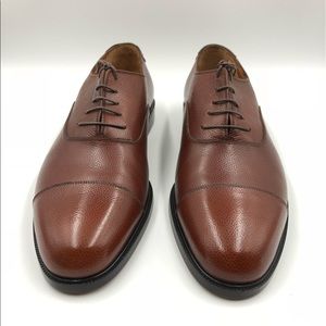 Ferragamo pebble grain oxfords like new 11.5D